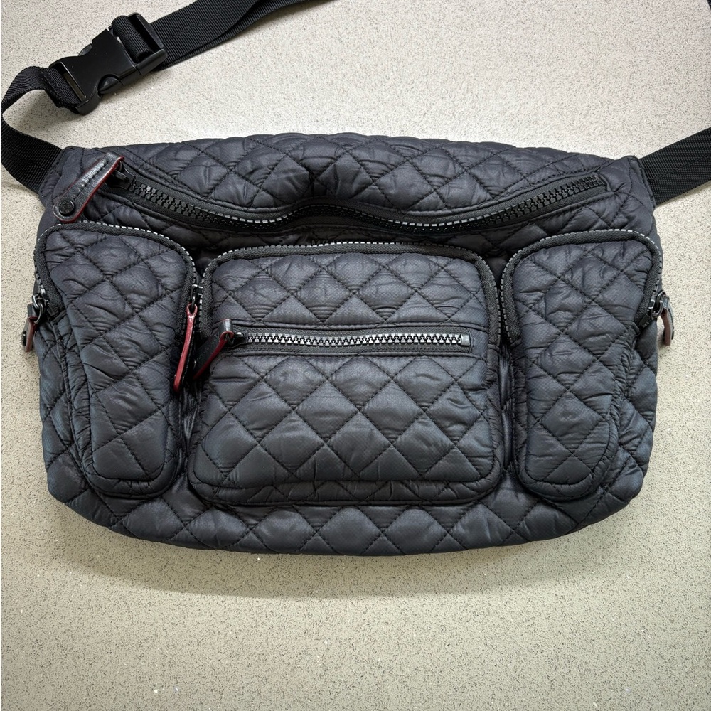 MZ Wallace Black XL Metro Crossbody Sling